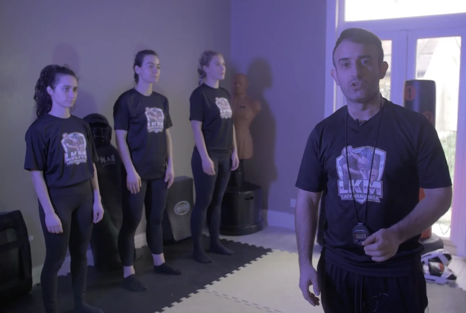 Eytan coaching students through a drill — the teaching environment behind the Be Prepared course